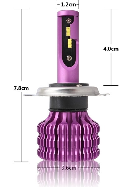 X9 Araba LED Far Ampulleri 6000K 36W 1800LM LED Far Sis Farı (Yurt Dışından) modelleri