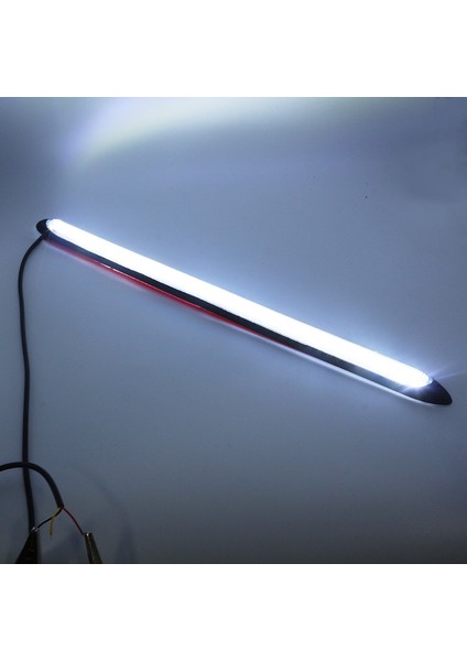 2xcar LED Drl Çalışan Işık Şeridi Sarı Dönüş Sinyali Lambası 12V 15.5cm (Yurt Dışından)