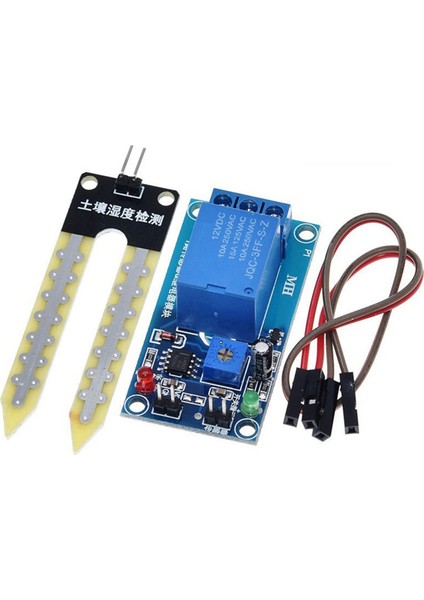 Dc 12V Toprak Nem Sensörü Röle Kontrol Modülü Nem Başlatma Anahtarının Otomatik Sulanması (Yurt Dışından)