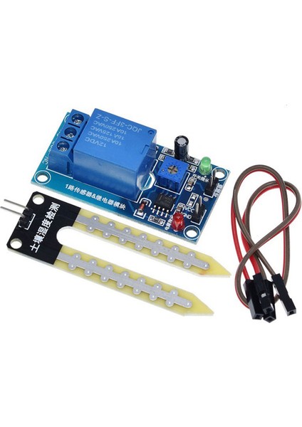 Dc 12V Toprak Nem Sensörü Röle Kontrol Modülü Nem Başlatma Anahtarının Otomatik Sulanması (Yurt Dışından)