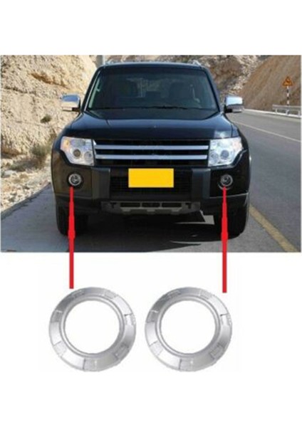 Pajero V93 Için 1 Parça Sis Lambası Kapağı Montero Için Ön Lamba Kapağı (Yurt Dışından)