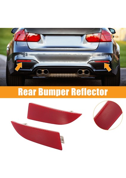 -Bmw E83 X3 2007-2010 Için Ampul Olmadan Arka Tampon Reflektör Işık (Yurt Dışından)