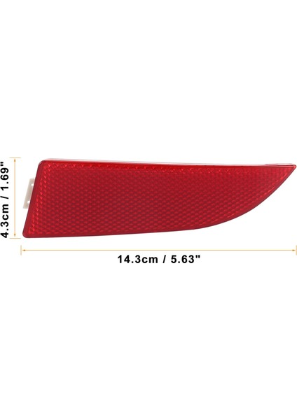-Bmw E83 X3 2007-2010 Için Ampul Olmadan Arka Tampon Reflektör Işık (Yurt Dışından)