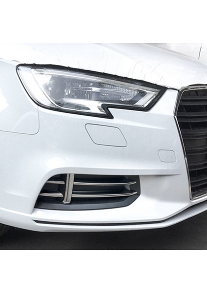 Audi A3 Için 10 Adet Paslanmaz Çelik Araba Ön Sis Farı Trim Şeritleri (Yurt Dışından) fırsatları