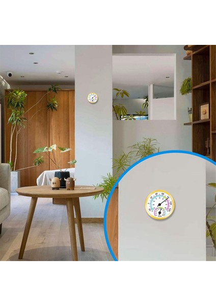 4 Adet Mini Termometre Higrometre, 2 In 1 Kapalı Dış Mekan Sıcaklık Nem Monitörü Ölçer Ev, Ofis, Bahçe Için (Yurt Dışından)