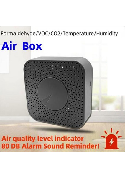 Tuya Zigbee Akıllı Hava Kalitesi Monitörü Co2 Ölçer Karbondioksit Dedektörü Voc Formaldehit Otomatik Alarm (Yurt Dışından)