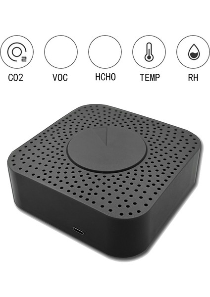 Tuya Zigbee Akıllı Hava Kalitesi Monitörü Co2 Ölçer Karbondioksit Dedektörü Voc Formaldehit Otomatik Alarm (Yurt Dışından)