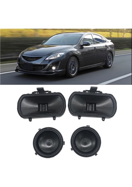 Mazda 6 M6 Gg Için 4 Adet Araba Ön Sol Sağ Far Lambası Toz Kapağı (Yurt Dışından)