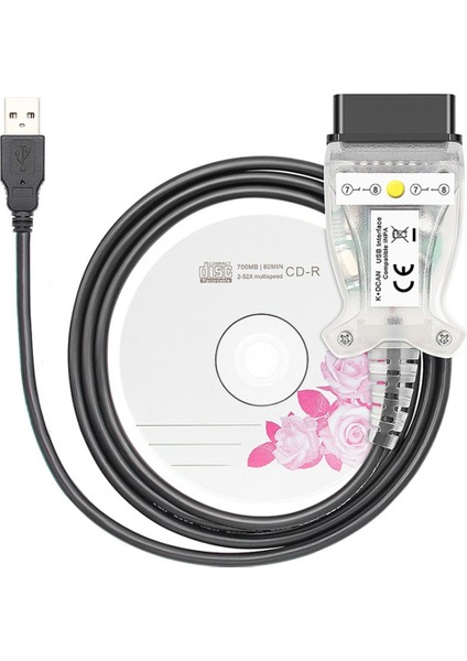 Bmw Obd2 Otomatik Araç Tanılama Araçları Için Inpa K+Dcan Çipi Obd 2 Tarayıcı Anahtarı USB Arabirim Kablosu K+Dcan Bmw Için (Yurt Dışından)