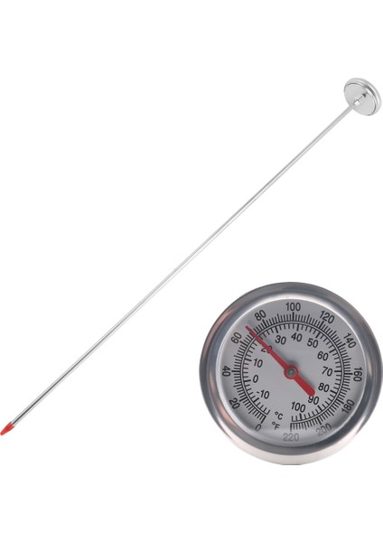 Uzun Saplı Kompost Toprak Termometresi - Hızlı Tepki Paslanmaz Çelik 20 Inç - Ölçüm Probu - Fahrenheit ve Santigrat (Yurt Dışından) fırsatları