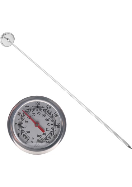 Uzun Saplı Kompost Toprak Termometresi - Hızlı Tepki Paslanmaz Çelik 20 Inç - Ölçüm Probu - Fahrenheit ve Santigrat (Yurt Dışından) indirimleri