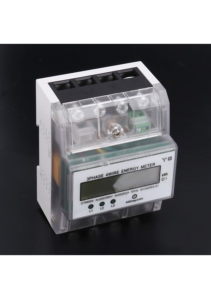 3 Faz 4 Kablolu Enerji Ölçer 220/380V 20-80A Enerji Tüketimi Kwh Ölçer Ray Montajı Dijital Elektrik Güç Ölçer (Yurt Dışından)