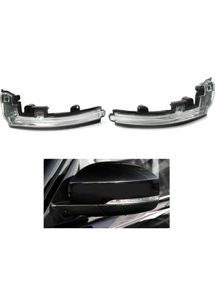 Land Rover Discovery 4 Range Rover Sport Evoque Dikiz Aynası Sinyal Lambası Gösterge Lambası LR027946 LR027945 (Yurt Dışından)