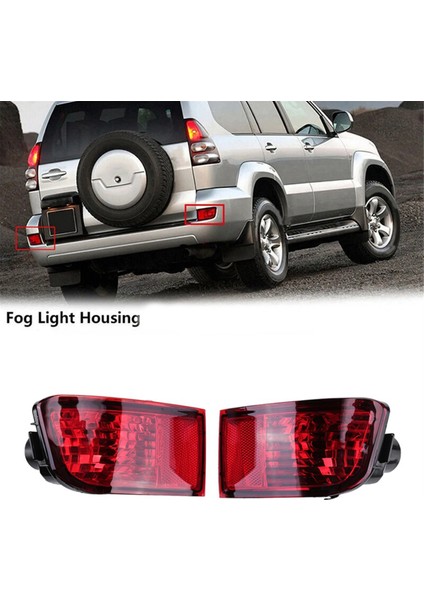 Sol Arka Tampon Işık Reflektör Lambası Toyota Land Cruiser Prado 120 Serisi GRJ120 TRJ120 FJ120 81591-60130 (Yurt Dışından) fiyatları