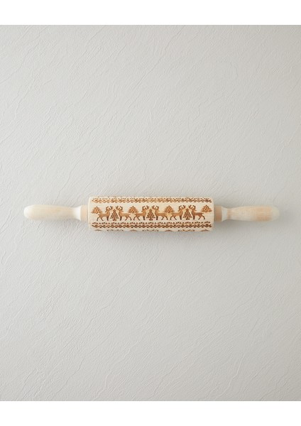 Roche Ahşap 5 Parça Merdane 35 cm Natural