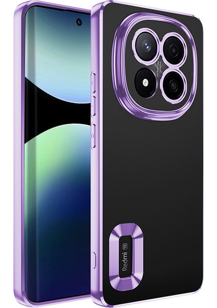 Xiaomi Redmi Note 14 Pro Plus Kılıf Kamera Korumalı Logo Gösteren Zore Omega Kapak