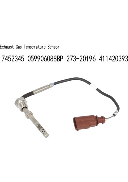 Yeni 7452345 059906088BP Egzoz Gazı Sıcaklık Sensörü Porsche Cayenne Vw Touareg 3.0l 273-20196, 411420393 (Yurt Dışından)