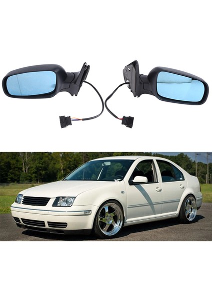 Sağ Dış Dikiz Aynası Düzeneği Kapı Ayna Düzeneği Vw Mk4 Golf 4 Bora 1998-2005 1J1857508D (Yurt Dışından)