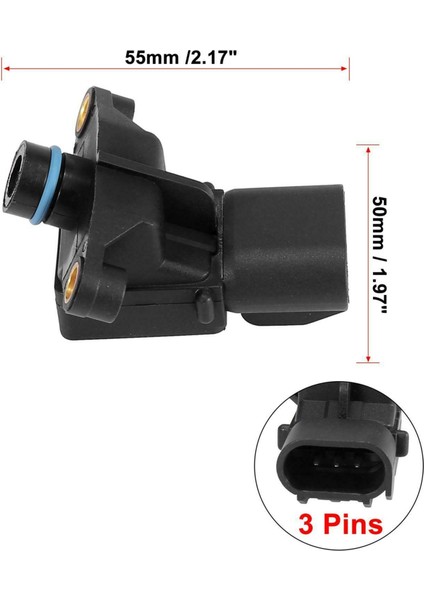 Yeni 4686684AB Manifold Mutlak Basınç Map Sensörü Dodge Ram 1500 Viper Caravan Neon Stratus 4686684AA (Yurt Dışından) indirimleri