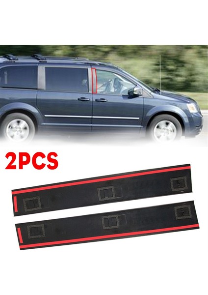 2 Adet B Sütunu Trim Kapağı Trim Aplike Kalıplama Chrysler Town & Country Dodge Grand Caravan 5020664AA 5020665AA (Yurt Dışından)