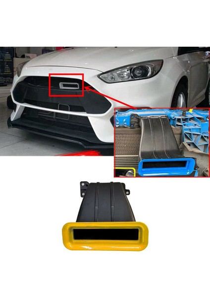 Ford Focus Için Hava Girişi Tuyere Emme Rs St Hatchback 4d Sedan 5d Mk3 Mk3.5 Araba Modifikasyonu 2012-2018 Sarı (Yurt Dışından) fırsatları