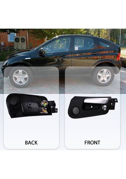 Iç Kapı Kolları Ssangyong Kyron Actyon/sports 2005-2007 Roewe W5 2011-2014 Için Yan Iç Kol 7225031021,A (Yurt Dışından)