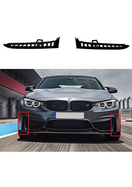 Bmw F80 M3 F82 F83 M4 Için Araba Ön Tampon Alt Giriş Izgarası Sağ 51118056600 (Yurt Dışından)
