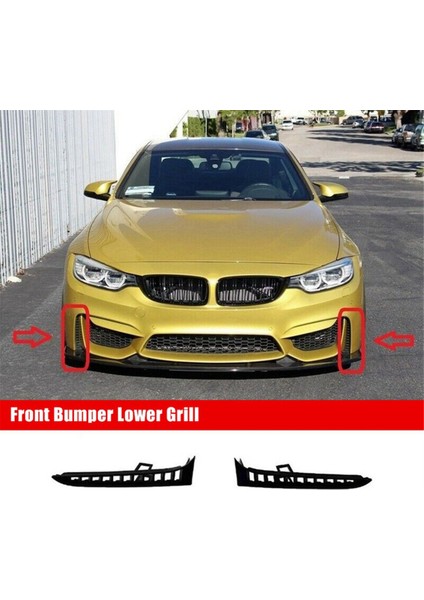 Bmw F80 M3 F82 F83 M4 Için Araba Ön Tampon Alt Giriş Izgarası Sağ 51118056600 (Yurt Dışından)