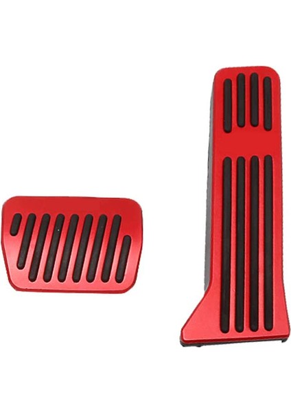 Alüminyum Alaşımlı Delme Gerektirmeyen Gaz Pedalı Kılıfları, Fren Ayak Pedalı Balataları 2 Adet (Kırmızı) Mazda 2 3 6 Cx-3 Cx-5 Cx-9 Için (Yurt Dışından)