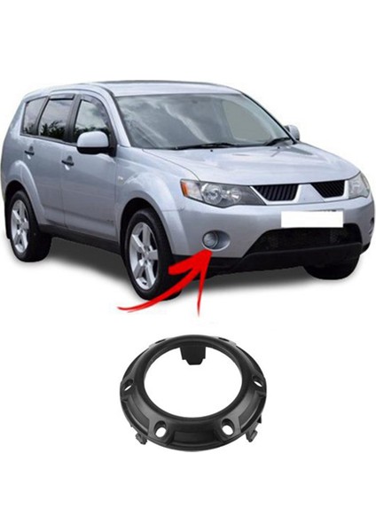 1 Adet Ön Sis Lambası Lambası Çerçeve Aksesuarları Mitsubishi Outlander Için Uygun Sol ve Sağ 6400A739 (Yurt Dışından)