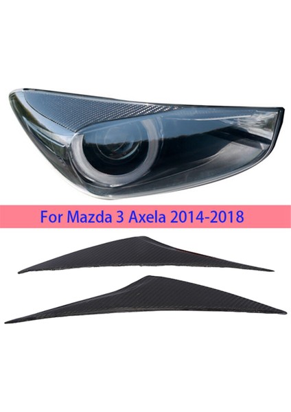 Araba Ön Tampon Far Göz Kapağı Kaş Lambası Trim Mazda Axela 3 Mazda 3 M3 2014-2016 (Yurt Dışından) modelleri