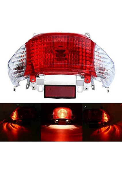 Motosiklet Kuyruk Işık Gy6 Scooter 50CC Arka Kuyruk Işık LED Dönüş Sinyali Gösterge Lambası Çin Taotao Güneşli (Yurt Dışından) modelleri