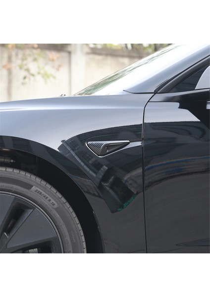 Yan Çamurluk Kamera Kılıfı Trim Tesla Model 3 Highland 2024 Dönüş Sinyali Kapağı Modeli 3+ Yan Kamera Koruma Kapağı (Yurt Dışından)