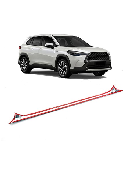 2020 Toyota Corolla Cross Araba Kuyruk Kapağı Arka Bagaj Kapağı Kalıplama Kapak Trim Için (Yurt Dışından) indirimleri