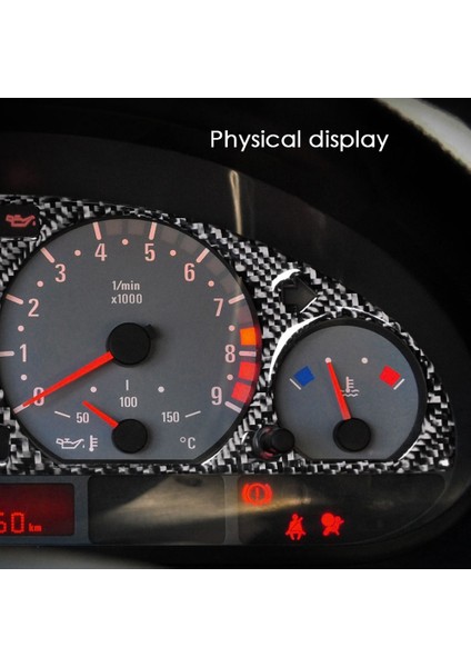 Bmw 3 Için E46 M3 1998-2005 Karbon Fiber Dahili Gösterge Paneli Dekoratif Çerçeve Dashboard Kapak Çıkartmalar (Yurt Dışından) indirimleri