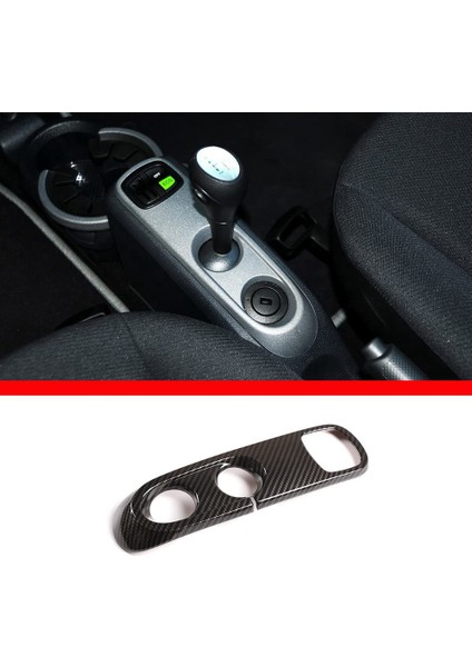 Araba Merkezi Konsol Vites Paneli Kapak Trim Çerçeve Etiket Mercedes Benz Smart 2009-2015 Aksesuarları, Karbon Fiber (Yurt Dışından) fiyatları