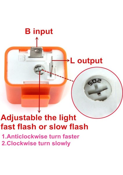 2 Adet 12V 2 Pin LED Flaşör Frekans Rölesi Dönüş Sinyal Göstergesi Motosiklet Motosiklet Tamir Motosiklet Flaşörü Siyah (Yurt Dışından) modelleri