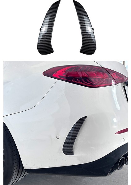 Karbon Fiber Arka Tampon Spoiler Hava Firar Çıkışı Ayar Kapağı Mercedes-Benz C-Class W206 C260 2022+ Araba Aksesuarları (Yurt Dışından) fiyatları