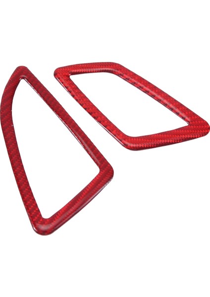 Abs Kırmızı Karbon Fiber Yan Gösterge Paneli Hava Menfezi Kapağı Trim Dekor Sticker Honda Civic 10. Nesil 2016 2017 2018 2019 (Rhd) (Yurt Dışından) modelleri