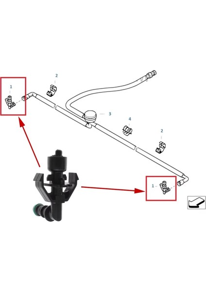 1 Çift 61677059223 Ön Tampon Far Yı Memesi Far Su Püskürtme Jeti Bmw 6 E63 E64 Lcı 2004-2010 (Yurt Dışından)