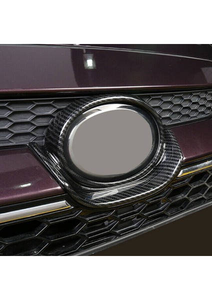 Toyota Corolla 2019-2021 Için Karbon Fiber Ön Izgara Amblemi Çerçeve Kapak Trim (Yurt Dışından)