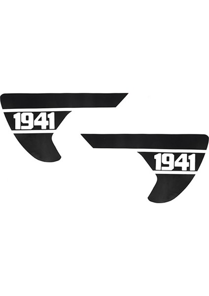 Yan Çamurluk Havalandırması 1941 Çıkartmaları, Jeep Wrangler Jl / Gladiator Jt 2018-2024 Için Önceden Kesilmiş Siyah Pvc Etiket (Yurt Dışından)