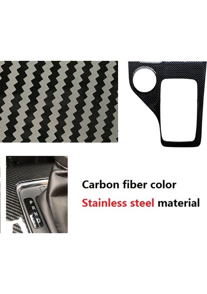 Karbon Fiber Paslanmaz Çelik Vites Paneli Kapak Trim Çerçeve Ford Ranger Everest Endeavor 2015+ Aksesuarları, Sol (Yurt Dışından) indirimleri