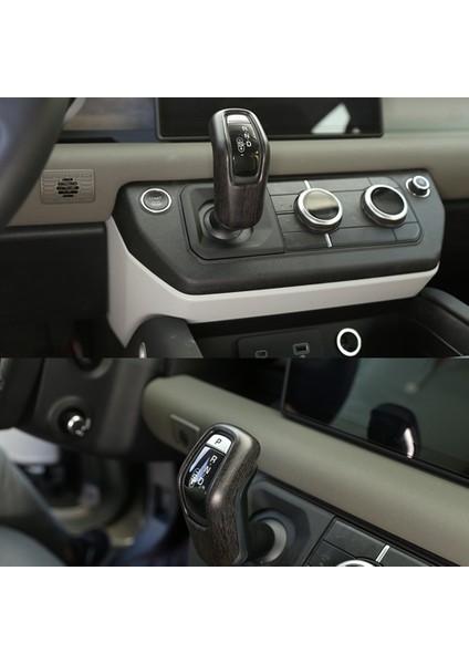 Araba Vites Kolu Kapağı Kapağı Trim Çıkartmaları Land Rover Defender 110 130 2020-22 Aksesuarları (Yurt Dışından) fırsatları