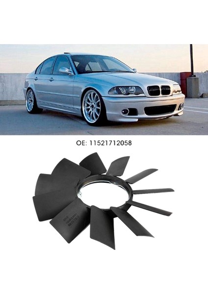 Motor Radyatörü Soğutma Fanı Bıçağı Bmw Z3 E32 E34 E36 E39 E46 E53 11521712058 (Yurt Dışından)