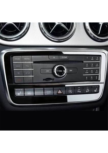 Mercedes Benz Gla Cla A B-Sınıfı CLA200 13-19 9 Düğme Ayar Dekor Çerçevesi A Için Araba Merkezi Kontrol CD Paneli Trim Kapağı (Yurt Dışından) fiyatları