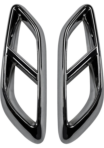 Mercedes-Benz Cle Coupe C236 2024+ Amg Araba Kuyruk Boğaz Dekor Çerçevesi Gümüş Için Araba Egzoz Borusu Trim Kapağı Çıkartmaları (Yurt Dışından)