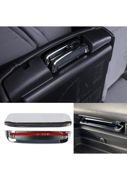 Dodge Ram 1500 2018-2022 Araba Orta Konsol Kol Dayama Kutusu Anahtar Kapağı Trim Dekor Sticker Aksesuarları, Gümüş (Yurt Dışından) fiyatları