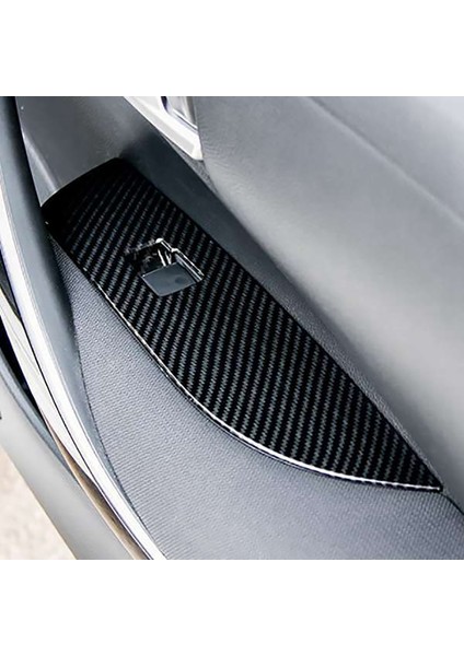 Toyota Corolla Cross 2020 2021 Için Araba Karbon Fiber Kapı Pencere Kaldırma Anahtarı Paneli Kapak Trim Aksesuarları, Sürücü Sağ (Yurt Dışından) modelleri