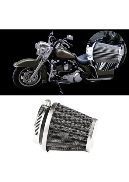 Hava Filtresi Giriş Indüksiyon Takımı Yenileme Giriş Hunisi Off-Road Motosiklet Atv Quad Kirli Pit Bisiklet Aksesuarları (50MM) (Yurt Dışından)